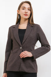 Blazer Slim Fit Wanita Cardinal D0183J03I